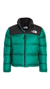 The North Face 1996 Retro Nuptse Water Resistant Down Puffer Jacket In Evergreen