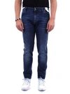 PT01 PT01 MEN'S BLUE COTTON JEANS,OA30VJ05Z30MINBLUE 46