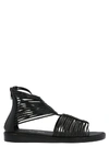 ANN DEMEULEMEESTER ANN DEMEULEMEESTER WOMEN'S BLACK SANDALS,20132812352099 36