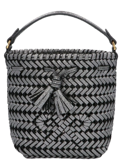 Anya Hindmarch "the Neeson Drawstring Micro Bag" In Grey