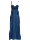 DIESEL DIESEL WOMEN'S BLUE DRESS,A003970LAYL01 XS