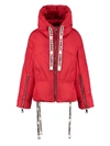 KHRISJOY KHRISJOY WOMEN'S RED POLYESTER DOWN JACKET,AFPW001NYRD20 00