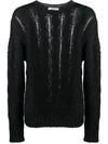 ACNE STUDIOS CABLE KNIT CREW NECK JUMPER