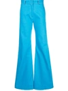 ROSETTA GETTY FLARED TAILORED TROUSERS