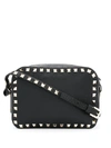 Valentino Rockstud Crossbody Bag In Black