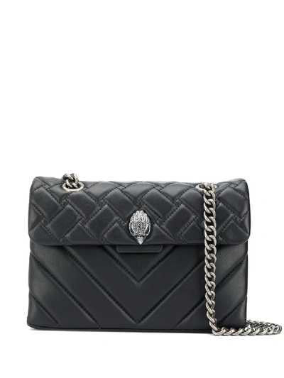 Kurt Geiger Kensington Leather Quilted Bag In Black