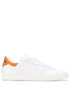 Heron Preston Logo Vulcanized Low Top Leather Sneakers In White