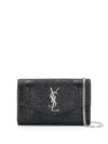 SAINT LAURENT MONOGRAM ENVELOPE CLUTCH BAG