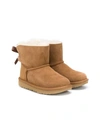 UGG SHEARLING BOW-DETAIL BOOTS