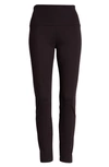 Lyssé Center Seam Ponte Leggings In Cosmic Plum