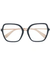 VALENTINO GARAVANI OVERSIZED FRAME GLASSES