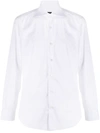 Barba Napoli Slim-cut Shirt In White