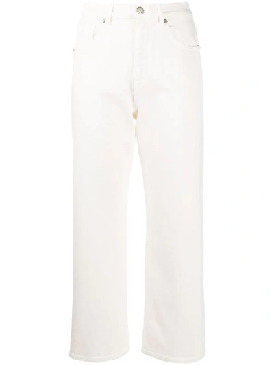 P.a.r.o.s.h Straight Fit Jeans In White