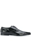 Dolce & Gabbana Point-toe Derby Shoes In Black