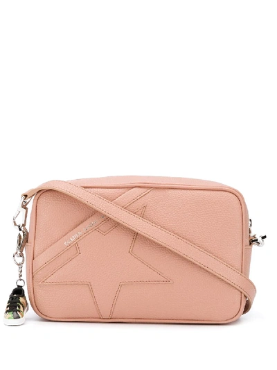 Golden Goose Star Mini Leather Belt Bag In Pink