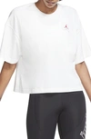 Nike Jordan Boxy Cotton T-shirt In White