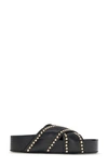 SIMON MILLER SPUR STUDDED PLATFORM SLIDE SANDAL,F139-9033