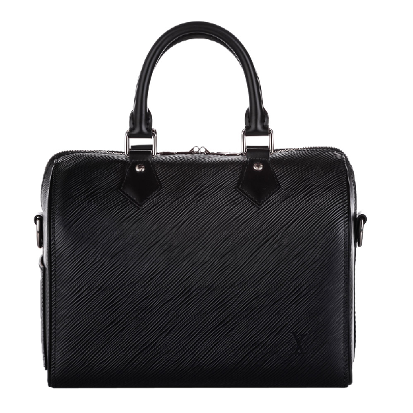Pre-Owned Louis Vuitton Black Epi Leather Epi Speedy Bandouliere 25 Bag | ModeSens