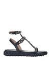 Valentino Garavani Sandals In Dark Blue