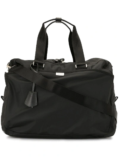 Agnès B. Double-pouch Weekend Bag In Black