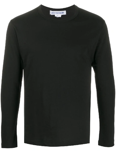 Comme Des Garçons Shirt Rear Logo T-shirt In Black