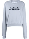 OFF-WHITE SLOGAN SWEATSHIRT