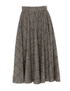 DOLCE & GABBANA DOLCE & GABBANA CHECKED FLARED SKIRT