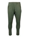 DSQUARED2 GREEN JOGGERS WITH ICON PRINT