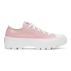 CONVERSE PINK LUGGED CHUCK TAYLOR ALL STAR SNEAKERS