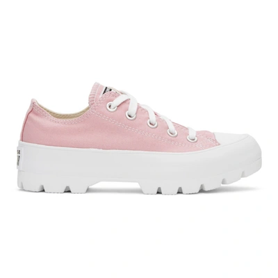 Converse Pink Lugged Chuck Taylor All Star Sneakers In Lotus Pink