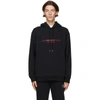 OPENING CEREMONY BLACK EMBROIDERED LOGO HOODIE