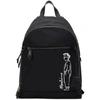 MOSCHINO MOSCHINO BLACK FANTASY PRINT STANDING MAN BACKPACK