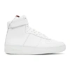 424 424 WHITE ADIDAS ORIGINALS EDITION HIGH-TOP SNEAKERS