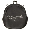 YOHJI YAMAMOTO YOHJI YAMAMOTO BLACK LEATHER COIN POUCH