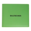 Balenciaga Leather Billfold Logo Wallet In 3860light
