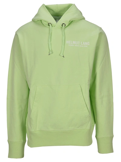 Helmut Lang Yellow Mega Standard Hoodie In Green