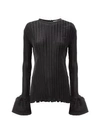 JW ANDERSON Ribbed Bell-Sleeve Top