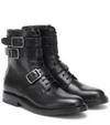 Saint Laurent Buckle-detail 30mm Ceril Ankle Boots In Black