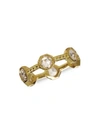 SYLVA & CIE WOMEN'S CAVIAR 18K YELLOW GOLD & DIAMOND RING,0400099523059