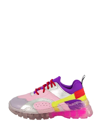 Stella Mccartney Teen Low-top Panelled Trainers In Multicoloured