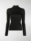 SAINT LAURENT FITTED ROLLNECK JUMPER,15703716