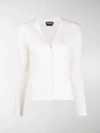 TOM FORD RIBBED LONG-SLEEVED CARDIGAN,15711449
