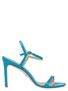 STUART WEITZMAN STUART WEITZMAN LIGHT BLUE SANDALS,ALONZA95PATENTCARIBE 38.5