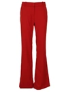 BALMAIN BALMAIN WOMEN'S RED COTTON PANTS,UF15252167L3KA 38