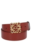 LOEWE LOEWE WOMEN'S BURGUNDY BELT,E619238X014251 90