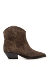 Isabel Marant Dewina Suede Ankle Boots In Brown