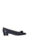 FERRAGAMO SALVATORE FERRAGAMO WOMEN'S BLUE HEELS,531284017468OXFORDBLU 6.5