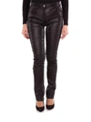 PALM ANGELS PALM ANGELS WOMEN'S BLACK SYNTHETIC FIBERS JEANS,PWYA006E19716037 27