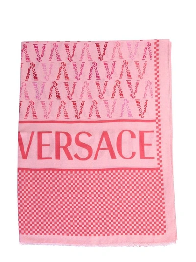 Versace Pink Cotton Foulard