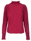 ISABEL MARANT ÉTOILE ISABEL MARANT ÉTOILE WOMEN'S RED SILK BLOUSE,HT149719A033E40RY 36